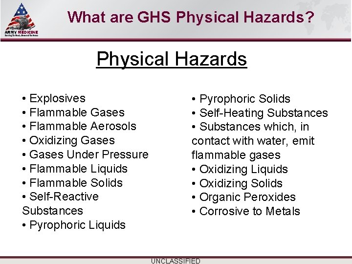 Select SLIDE MASTER to Insert Briefing Title Here What are GHS Physical Hazards? Physical Select SLIDE MASTER to Insert Briefing Title Here What are GHS Physical Hazards? Physical