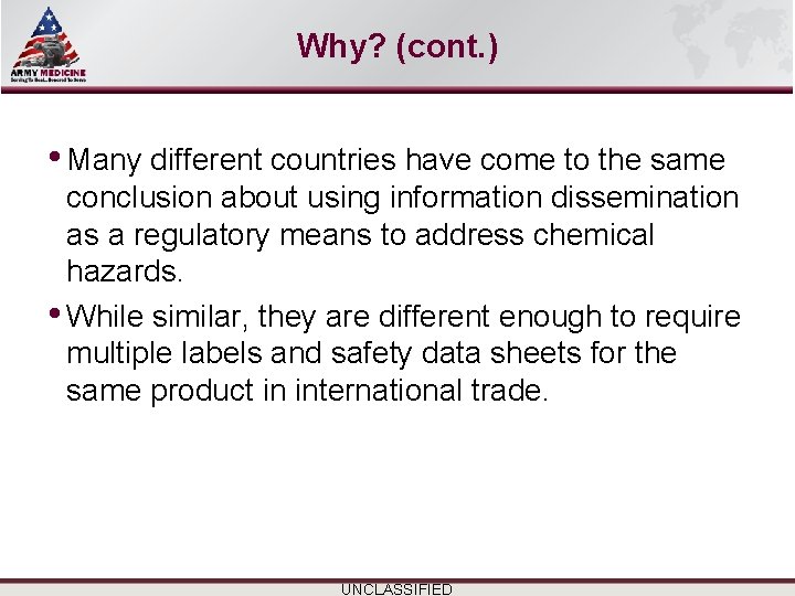 Select SLIDE MASTER to Insert Briefing Title Here Why? (cont. ) • Many different Select SLIDE MASTER to Insert Briefing Title Here Why? (cont. ) • Many different
