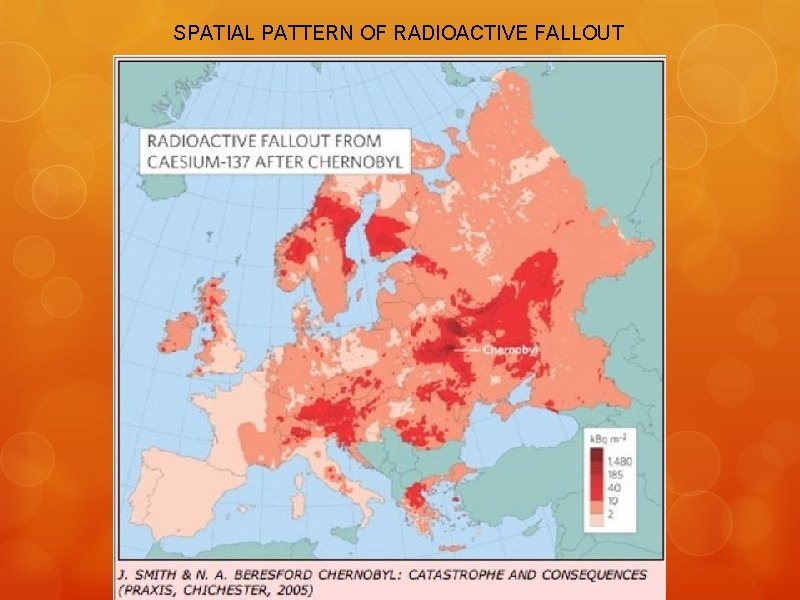 SPATIAL PATTERN OF RADIOACTIVE FALLOUT 