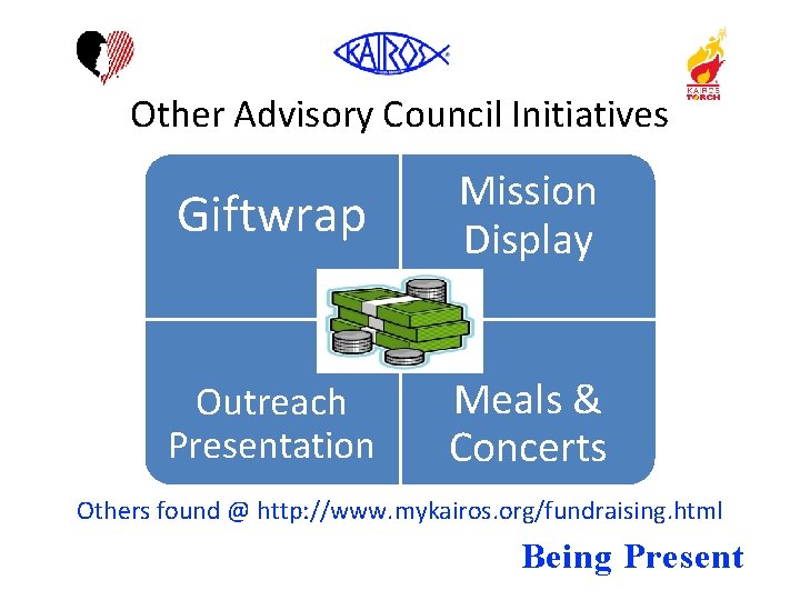 Other Advisory Council Initiatives Mission Giftwrap Advisory Council Level Display and Individual Team Members