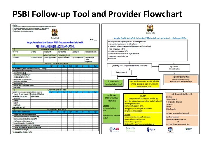 PSBI Follow-up Tool and Provider Flowchart PSBI Follow-up Tool and Provider Flowchart