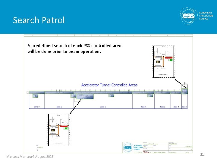 Search Patrol A predefined search of each PSS controlled area will be done prior Search Patrol A predefined search of each PSS controlled area will be done prior