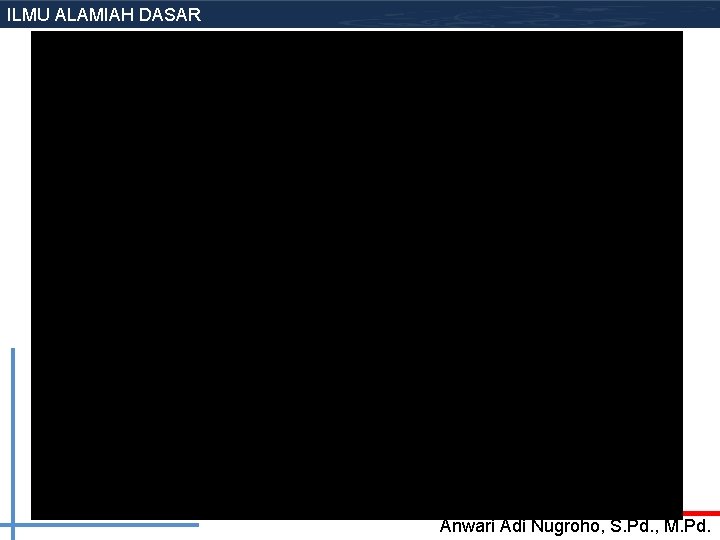 ILMU ALAMIAH DASAR Anwari Adi Nugroho, S. Pd. , M. Pd. ILMU ALAMIAH DASAR Anwari Adi Nugroho, S. Pd. , M. Pd.