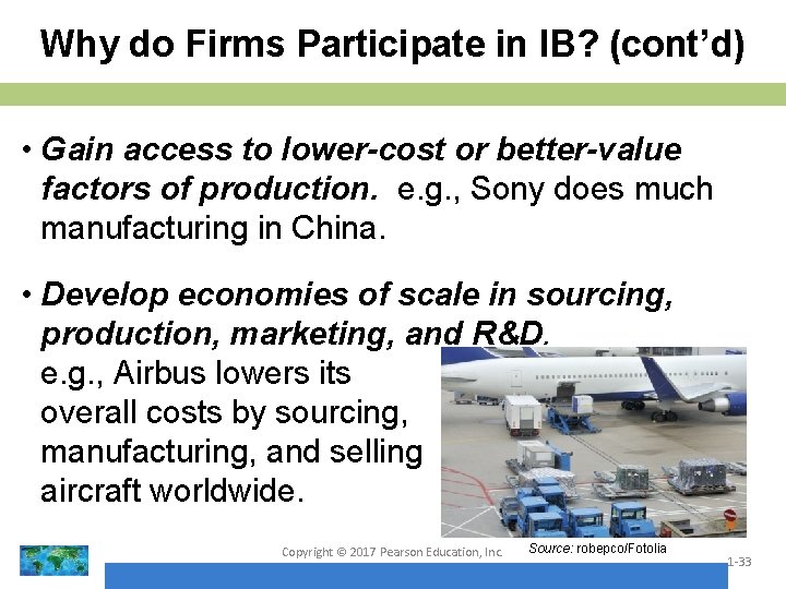 Why do Firms Participate in IB? (cont’d) • Gain access to lower-cost or better-value