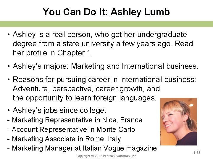 You Can Do It: Ashley Lumb • Ashley is a real person, who got