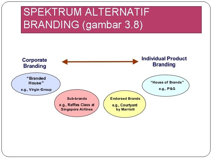 SPEKTRUM ALTERNATIF BRANDING (gambar 3. 8) SPEKTRUM ALTERNATIF BRANDING (gambar 3. 8)