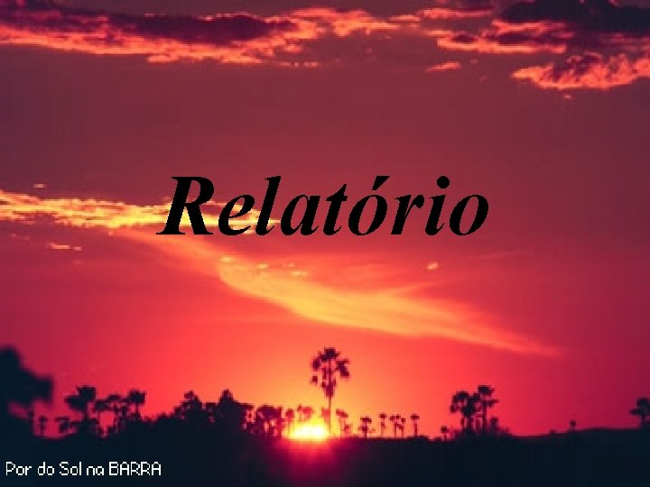 Relatório 