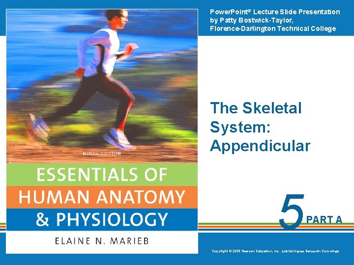 Power. Point® Lecture Slide Presentation by Patty Bostwick-Taylor, Florence-Darlington Technical College The Skeletal System: Power. Point® Lecture Slide Presentation by Patty Bostwick-Taylor, Florence-Darlington Technical College The Skeletal System: