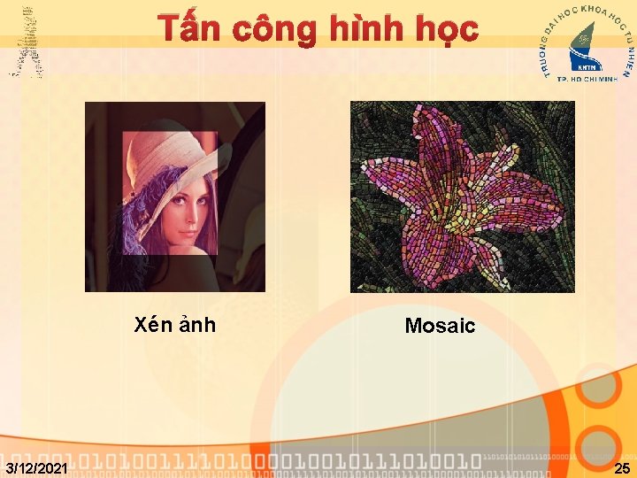 Tấn công hình học Xén ảnh 3/12/2021 Mosaic 25 