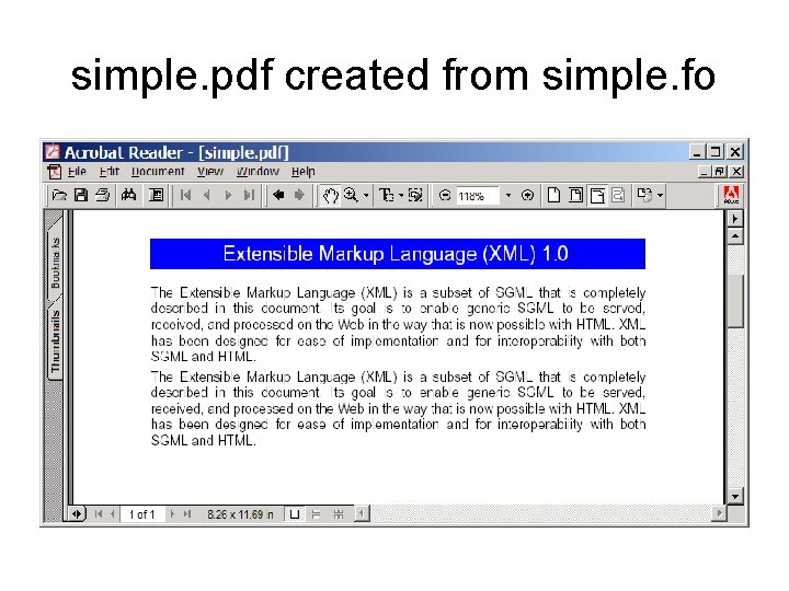 simple. pdf created from simple. fo 