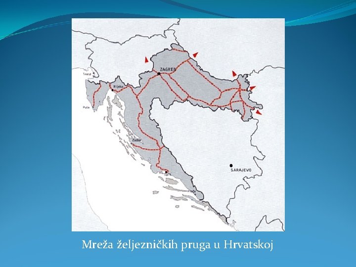 Mreža željezničkih pruga u Hrvatskoj 