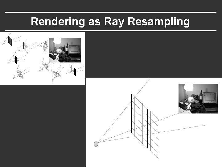 Rendering as Ray Resampling Rendering as Ray Resampling