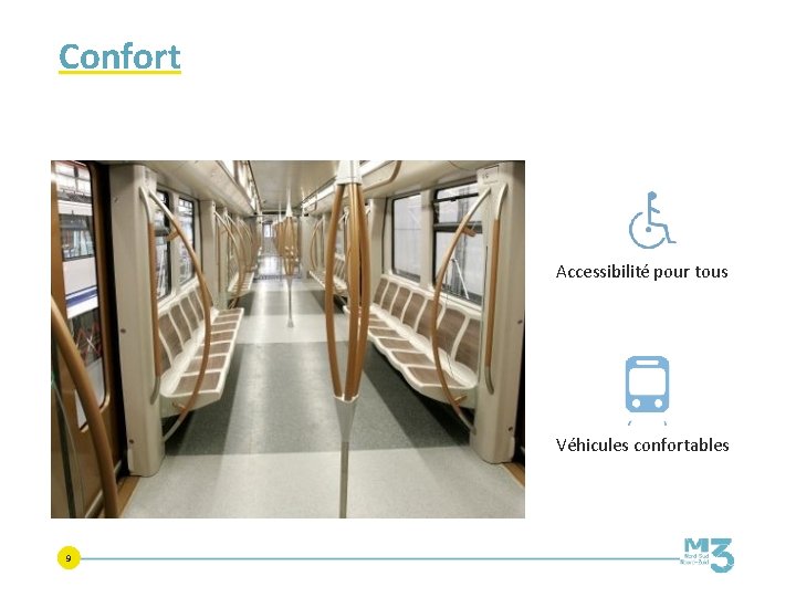 Confort Accessibilité pour tous Véhicules confortables 9 