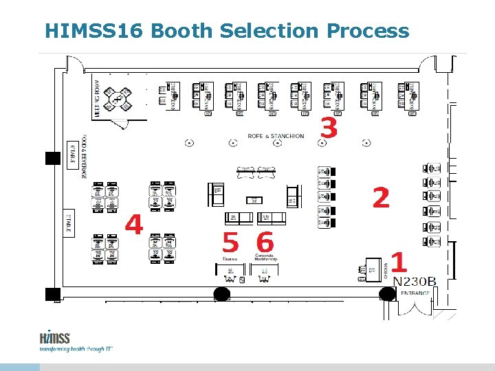 HIMSS 16 Booth Selection Process HIMSS 16 Booth Selection Process