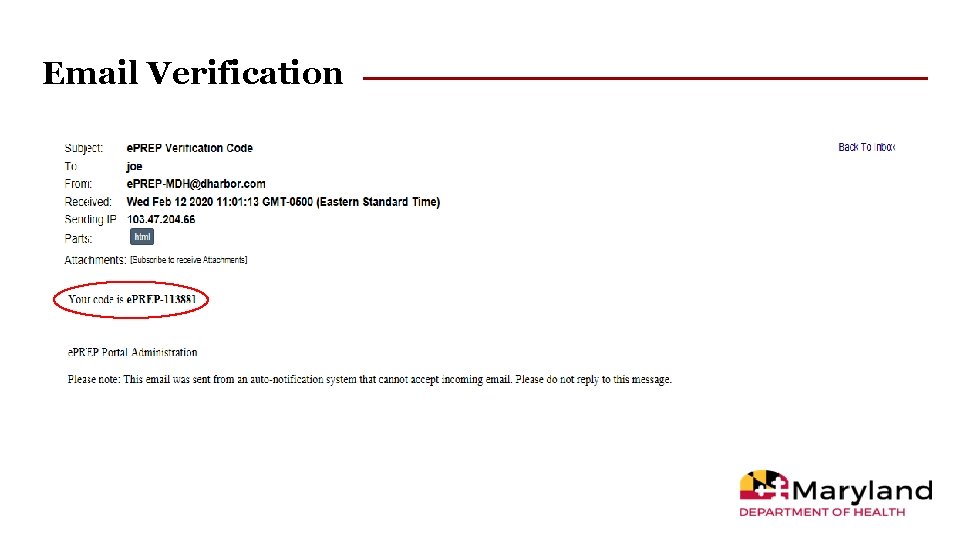 Email Verification Email Verification