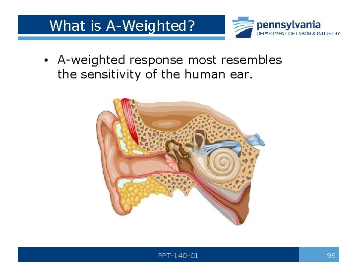 What is A-Weighted? • A-weighted response most resembles the sensitivity of the human ear.