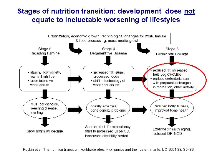 Stages of nutrition transition: development does not equate to ineluctable worsening of lifestyles Popkin