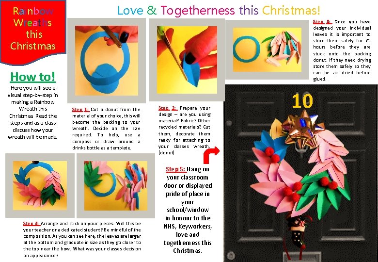 Rainbow Wreaths this Christmas Love & Togetherness this Christmas! Step 3: Once you have Rainbow Wreaths this Christmas Love & Togetherness this Christmas! Step 3: Once you have