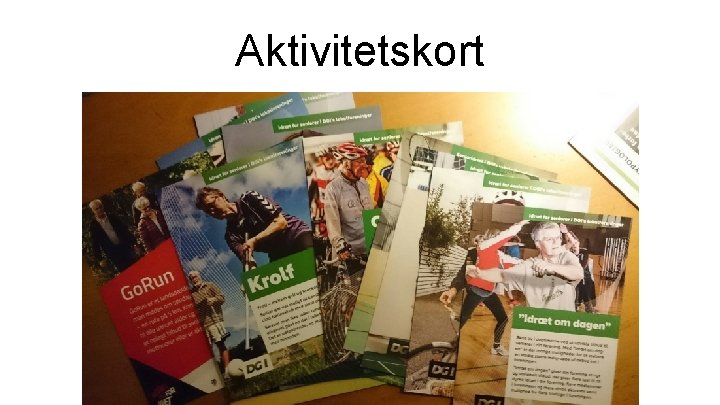 Aktivitetskort Aktivitetskort