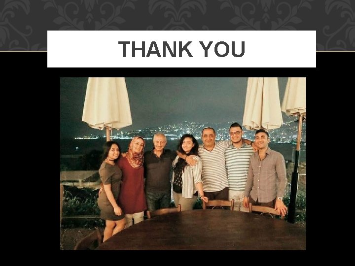THANK YOU THANK YOU