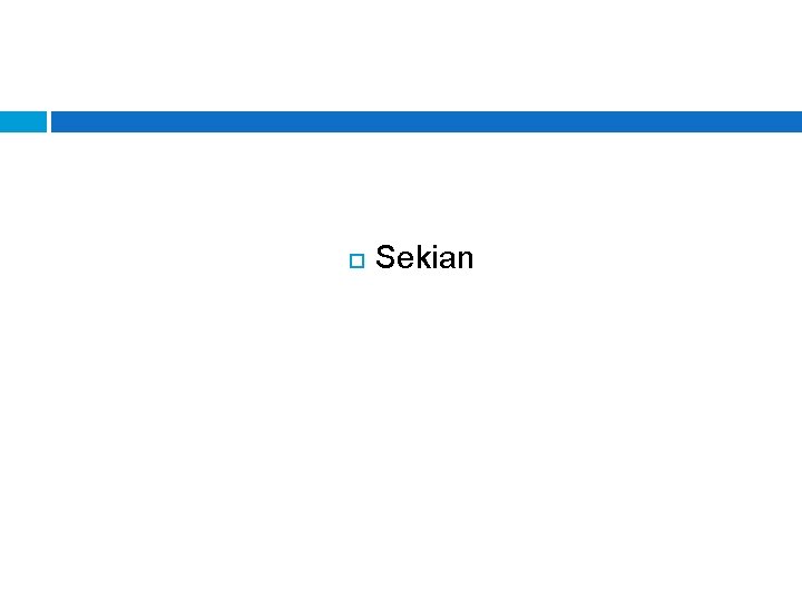Sekian Sekian