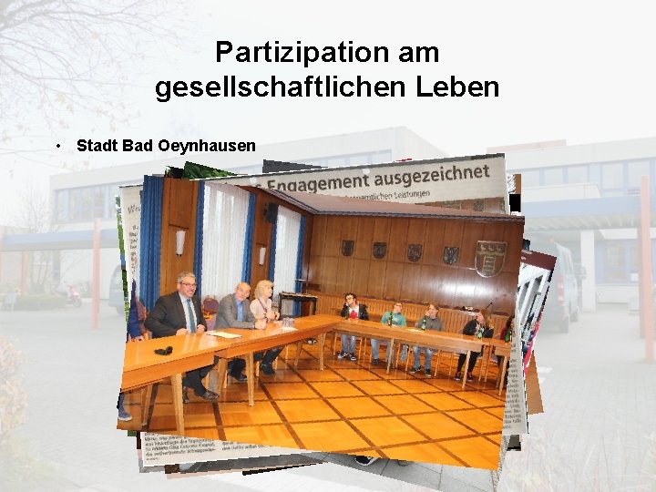 Partizipation am gesellschaftlichen Leben • Stadt Bad Oeynhausen 