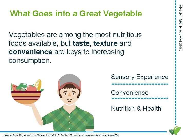 Vegetables are among the most nutritious foods available, but taste, texture and convenience are Vegetables are among the most nutritious foods available, but taste, texture and convenience are