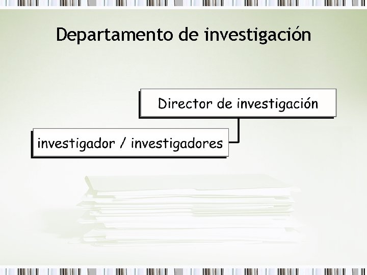 Departamento de investigación 