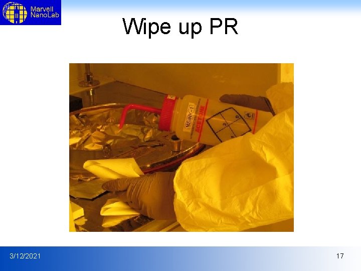 Wipe up PR 3/12/2021 17 Wipe up PR 3/12/2021 17