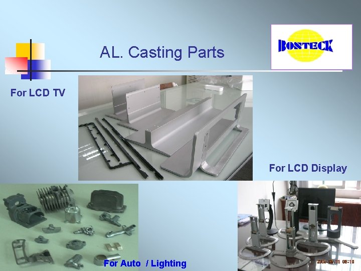 AL. Casting Parts For LCD TV For LCD Display For Auto / Lighting