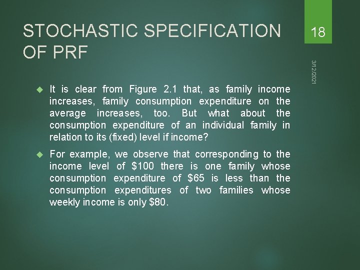  It is clear from Figure 2. 1 that, as family income increases, family