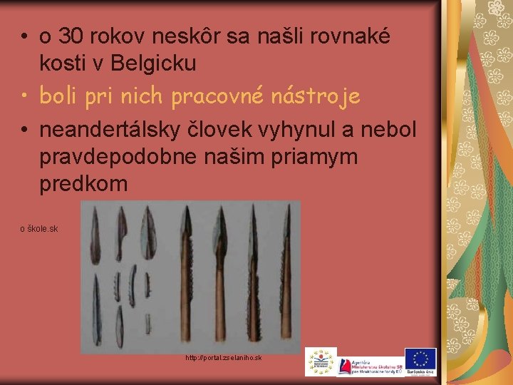  • o 30 rokov neskôr sa našli rovnaké kosti v Belgicku • boli