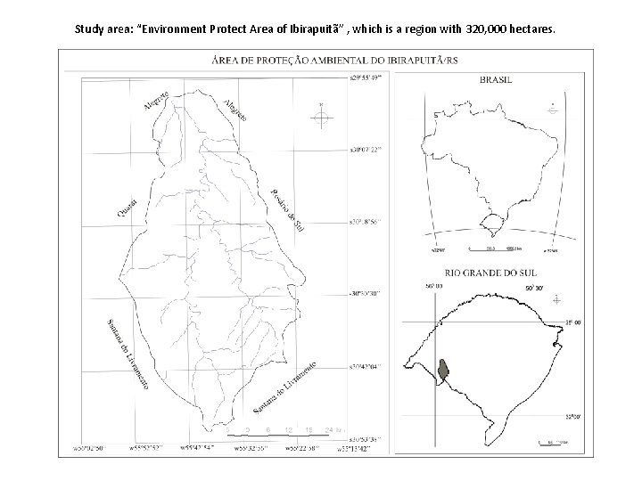 Study area: “Environment Protect Area of Ibirapuitã” , which is a region with 320,