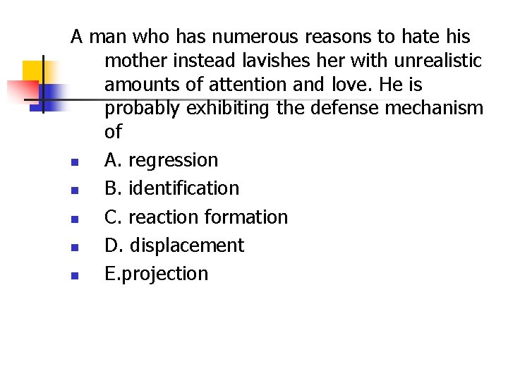 A man who has numerous reasons to hate his mother instead lavishes her with