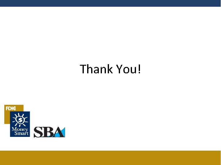 Thank You!  Thank You!