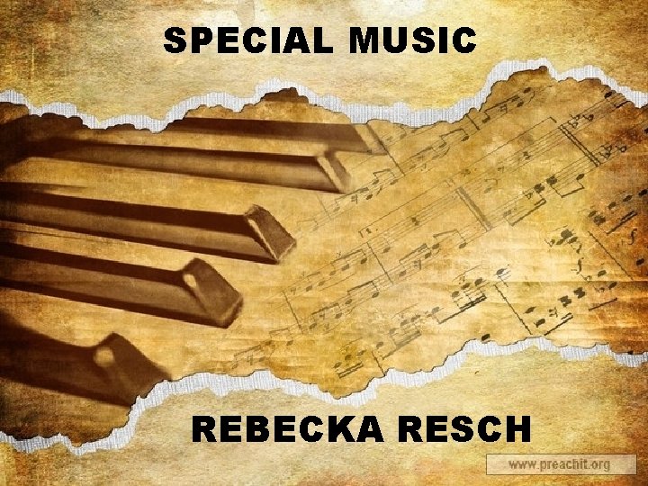 SPECIAL MUSIC REBECKA RESCH 