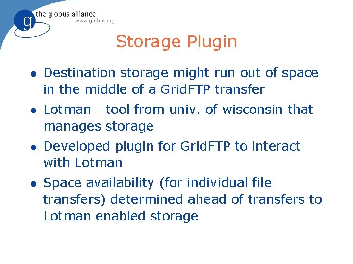 Storage Plugin l Destination storage might run out of space in the middle of