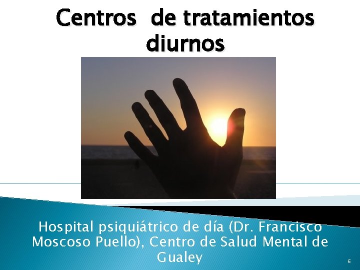 Centros de tratamientos diurnos Hospital psiquiátrico de día (Dr. Francisco Moscoso Puello), Centro de