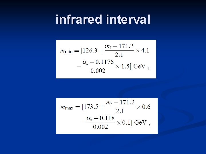 infrared interval 