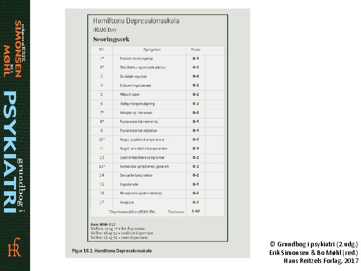 © Grundbog i psykiatri (2. udg. ) Erik Simonsen & Bo Møhl (red. )