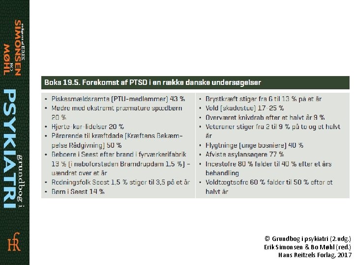 © Grundbog i psykiatri (2. udg. ) Erik Simonsen & Bo Møhl (red. )