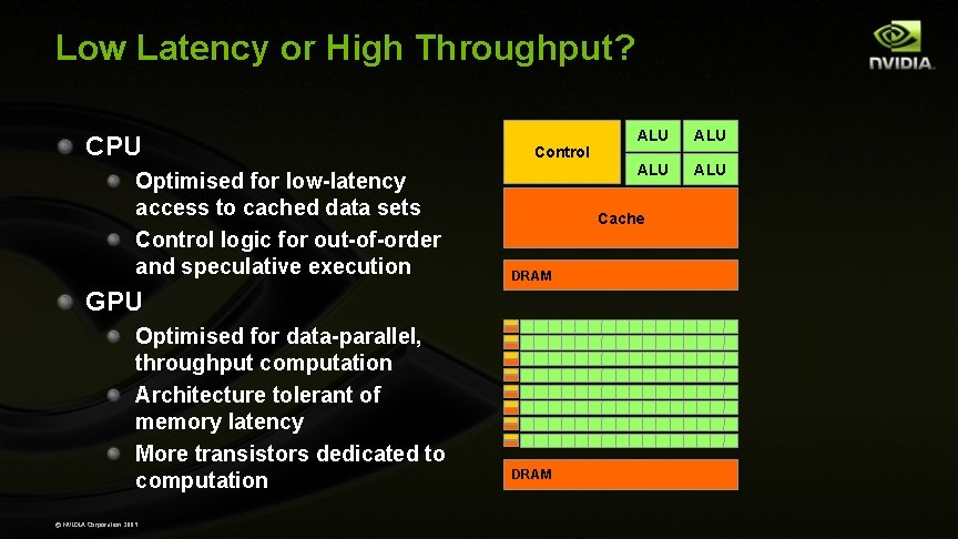 Low Latency or High Throughput? CPU Optimised for low-latency access to cached data sets