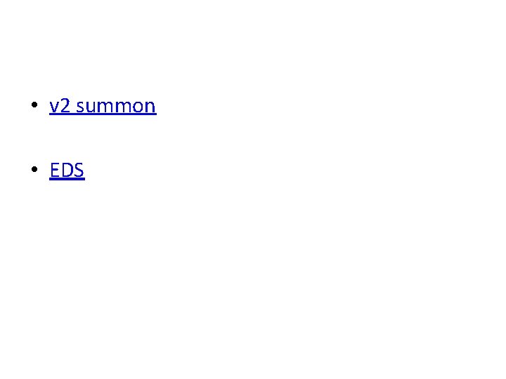  • v 2 summon • EDS 