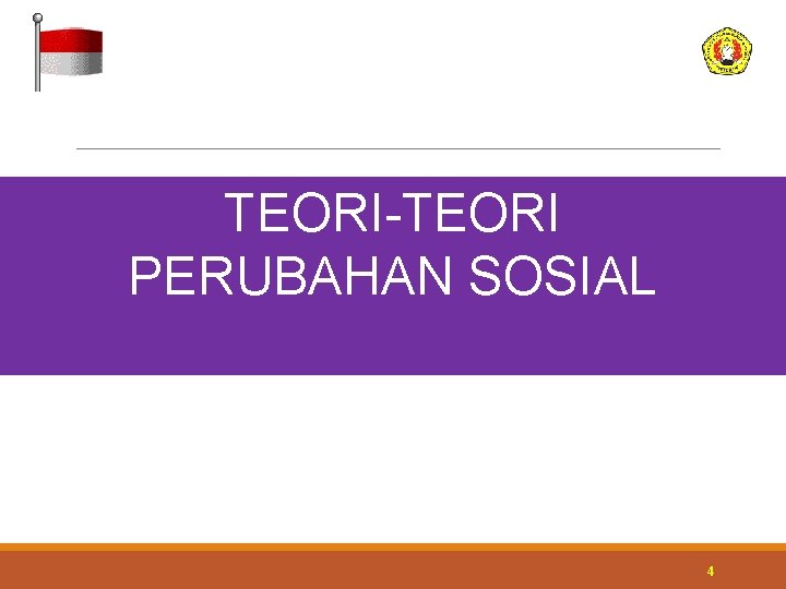 TEORI-TEORI PERUBAHAN SOSIAL 4 