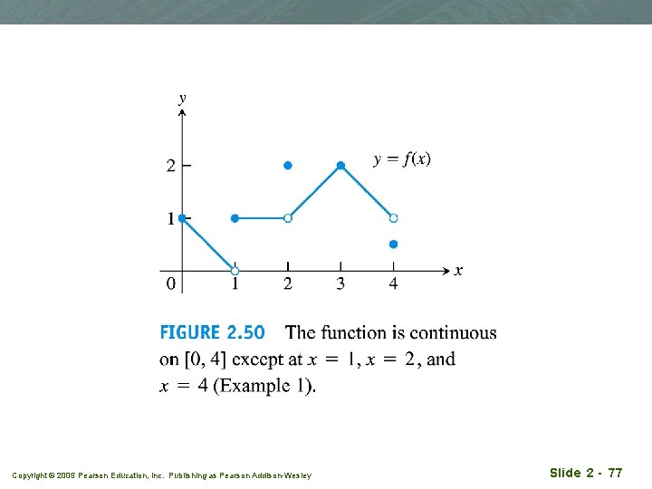 Copyright © 2005 Pearson Education, Inc. Publishing as Pearson Addison-Wesley Slide 2 - 77