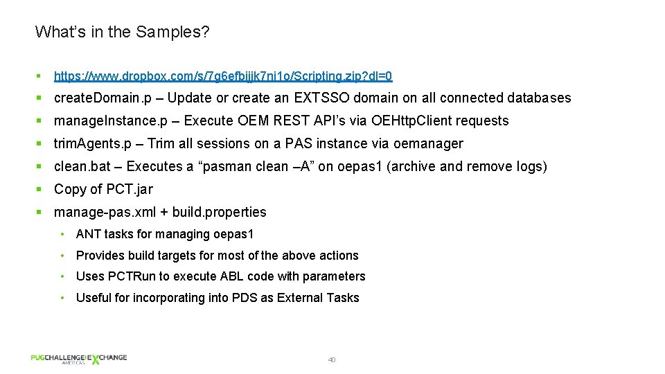 What’s in the Samples? § https: //www. dropbox. com/s/7 g 6 efbijjk 7 ni