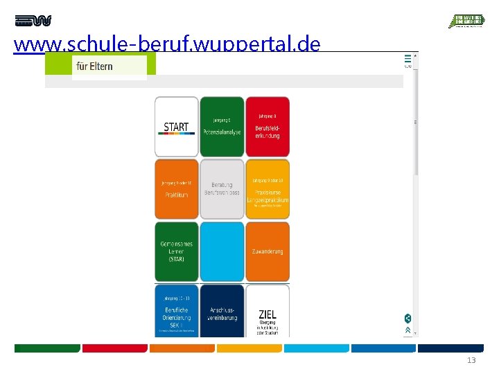 www. schule-beruf. wuppertal. de 13 