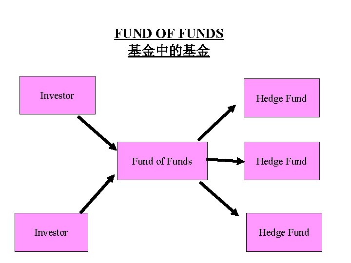 FUND OF FUNDS 基金中的基金 Investor Hedge Fund of Funds Investor Hedge Fund 