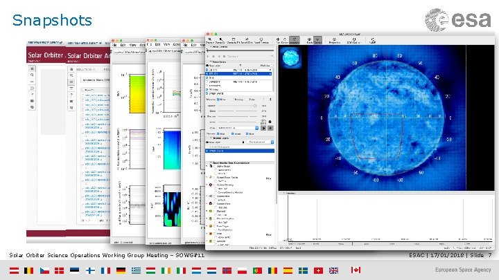 Snapshots Solar Orbiter Science Operations Working Group Meeting – SOWG#11 ESAC | 17/01/2018 |