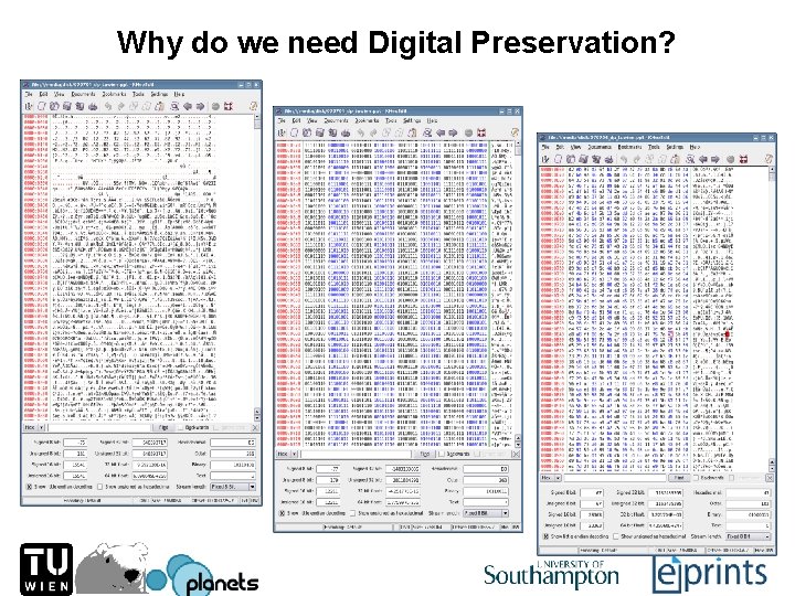 Why do we need Digital Preservation? 